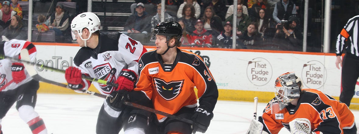 Lehigh Valley Phantoms - Empty netter for Syracuse and a