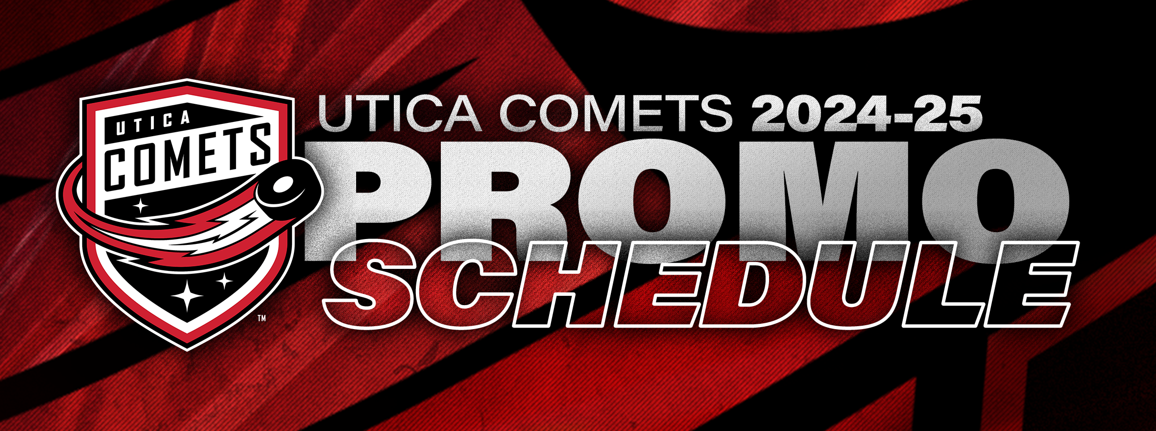 UTICA COMETS RELEASE PROMOTIONAL SCHEDULE